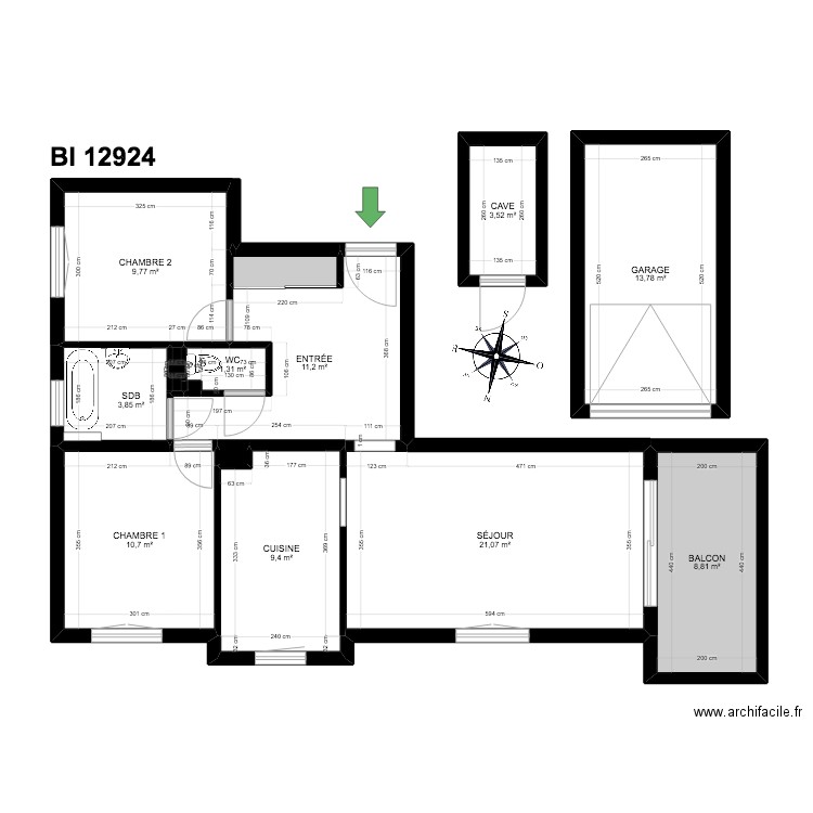 BI 121924. Plan de 0 pièce et 0 m2