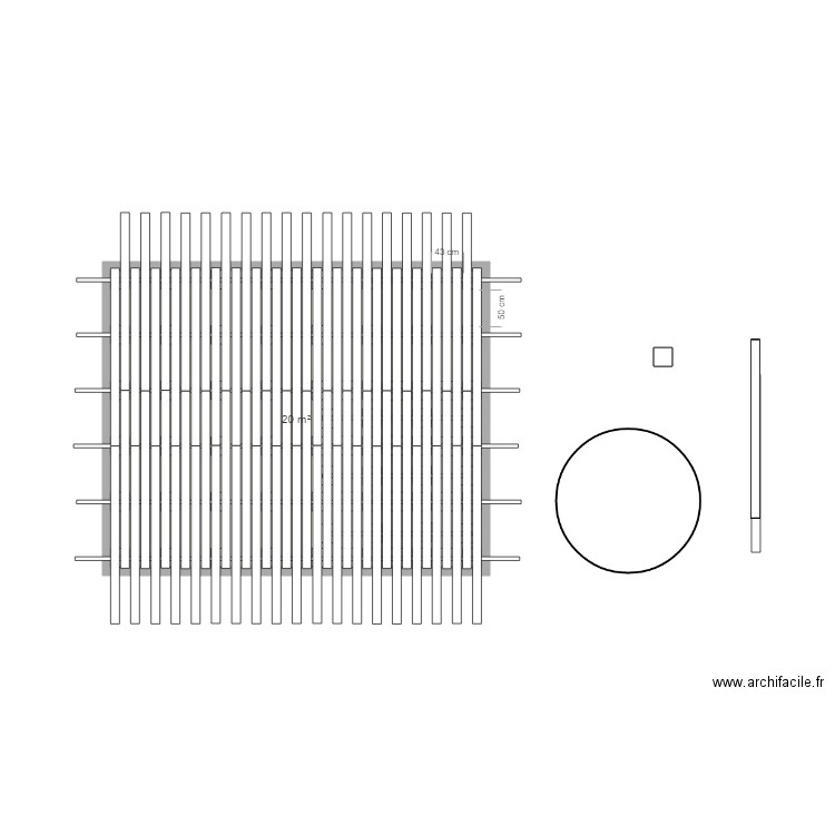 Terrasse Flo 3. Plan de 0 pièce et 0 m2