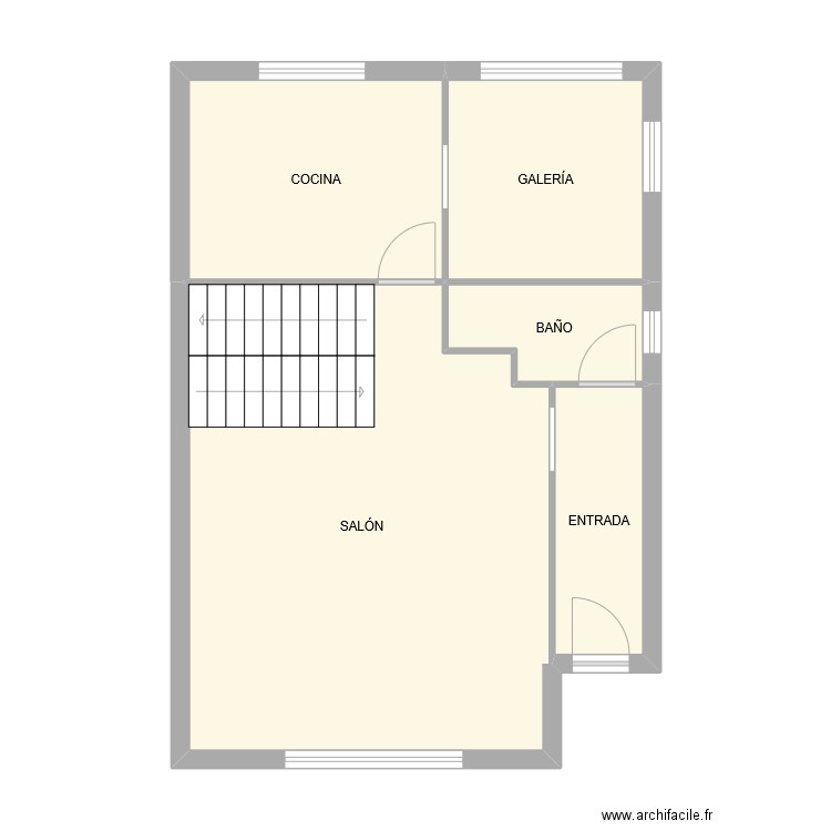 GRISEN - PLANTA 1ª (ACCESO). Plan de 0 pièce et 0 m2