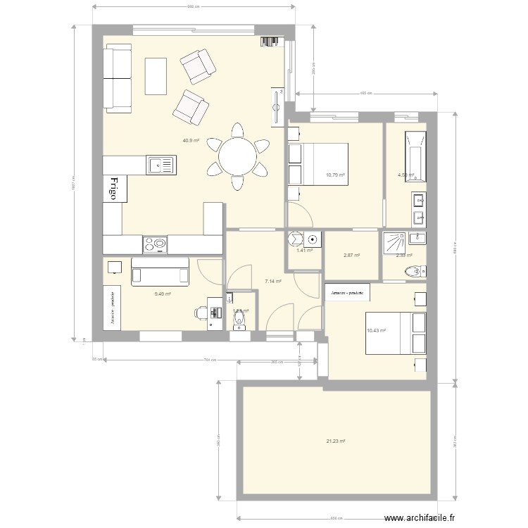 ESSAI EMPRISE SOL. Plan de 0 pièce et 0 m2