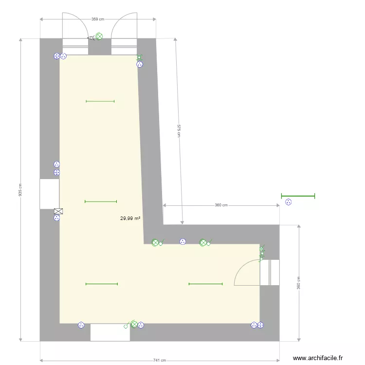 Mur atelier. Plan de Mur atelier. Plan de