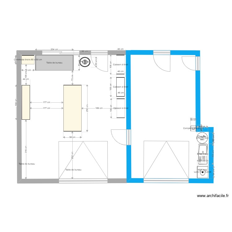 ACTUEL ET PROJET GARAGE Plan Dessin Par FBLSO actuel-et-projet-garage-plan-dessin-par-fblso
