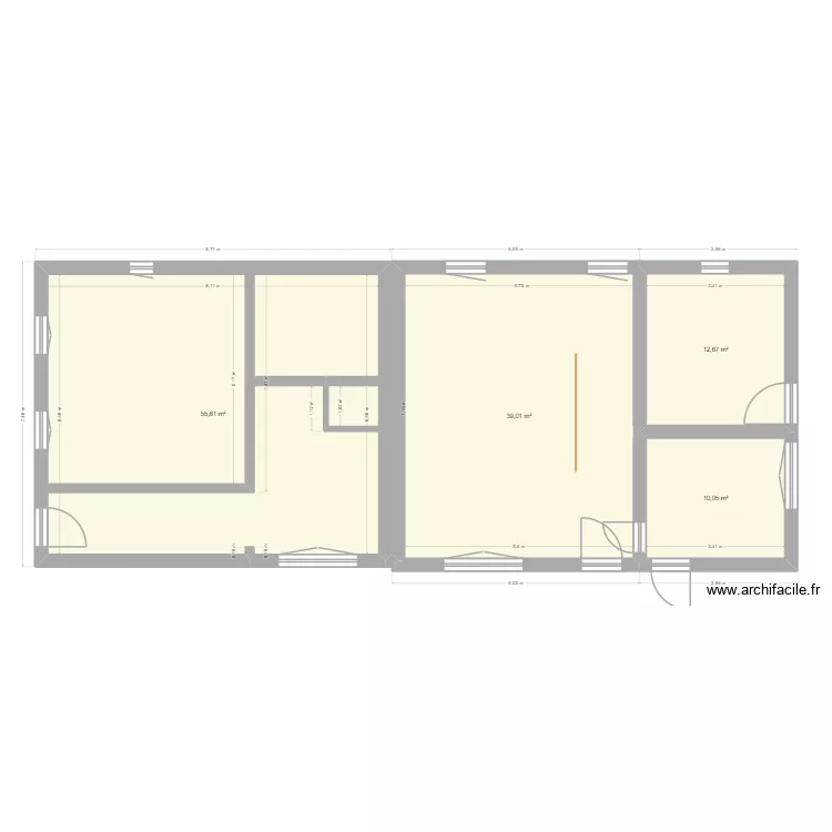 num 6 rez. Plan de 4  et 117 m²