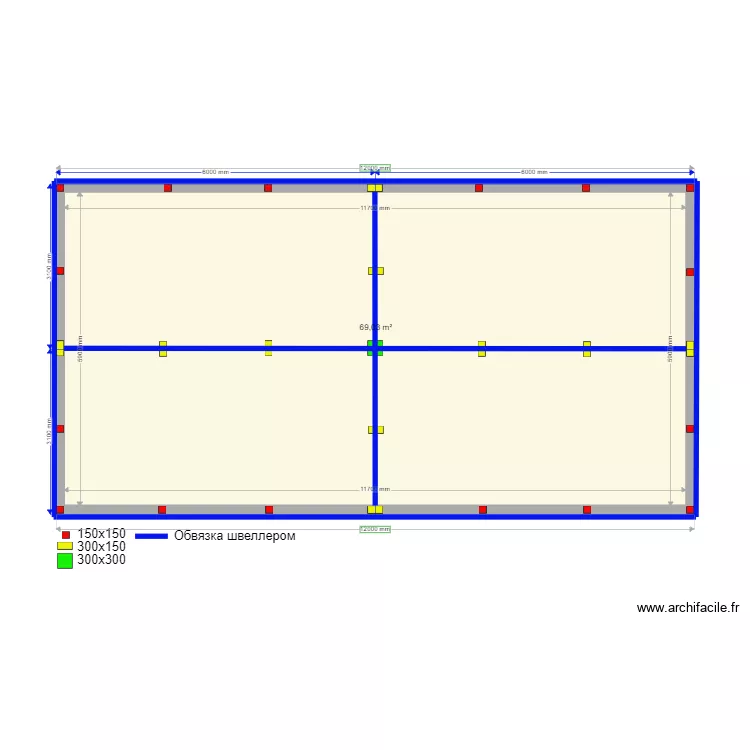 Alexandra svai. Plan de 