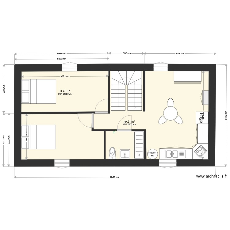 2 etage. Plan de 0 pièce et 0 m2