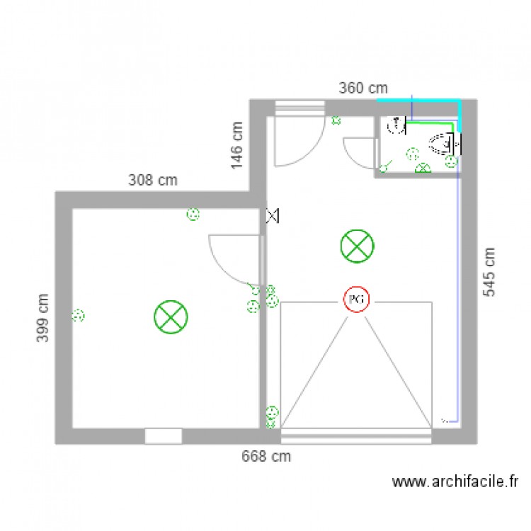 ROBERT SALLE DE BAIN. Plan de 0 pièce et 0 m2