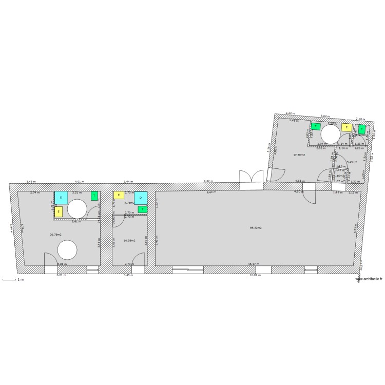 Plan – Bâtiment Principal RDC – Par chamox86 ️ | ArchiFacile