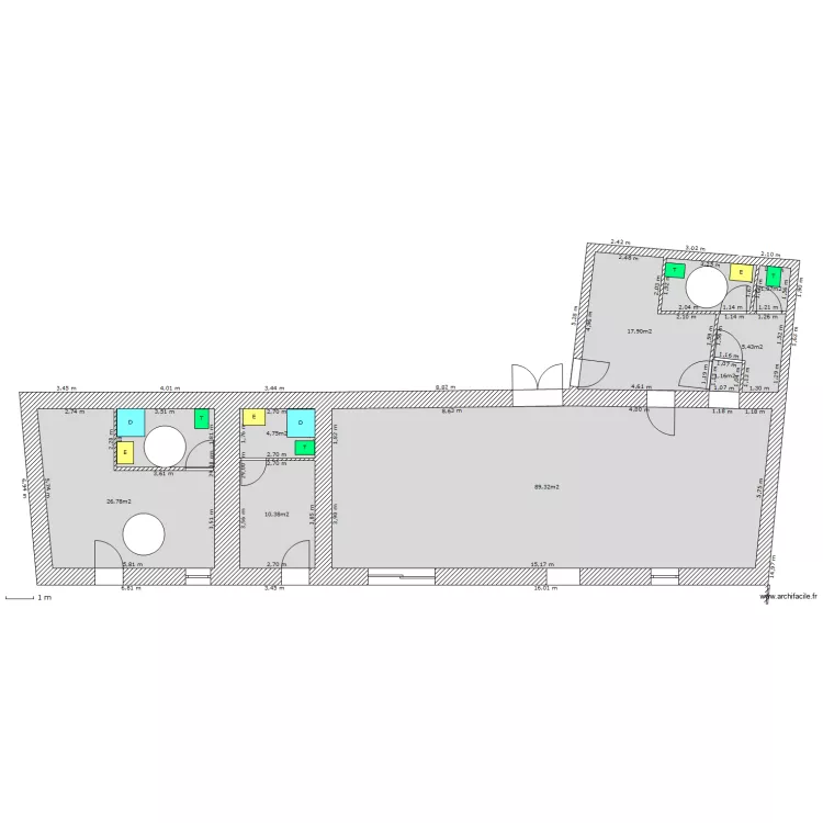 Bâtiment Principal RDC. Plan de Bâtiment Principal RDC. Plan de