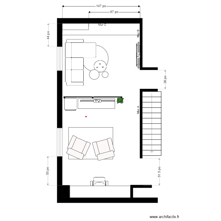 bouffard 1. Plan de 0 pièce et 0 m2