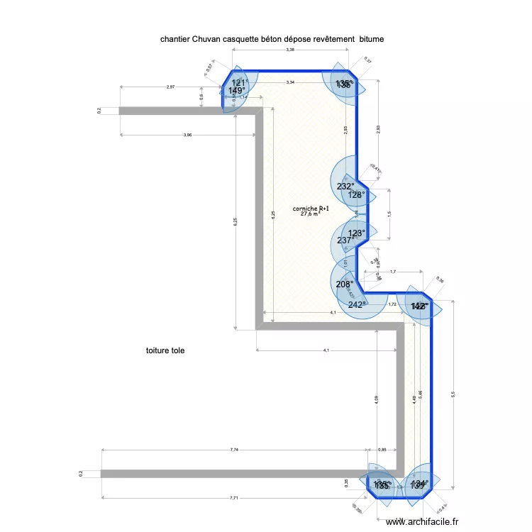PLAN CHUVAN FAUBOUR BLANCHOT. Plan de PLAN CHUVAN FAUBOUR BLANCHOT. Plan de
