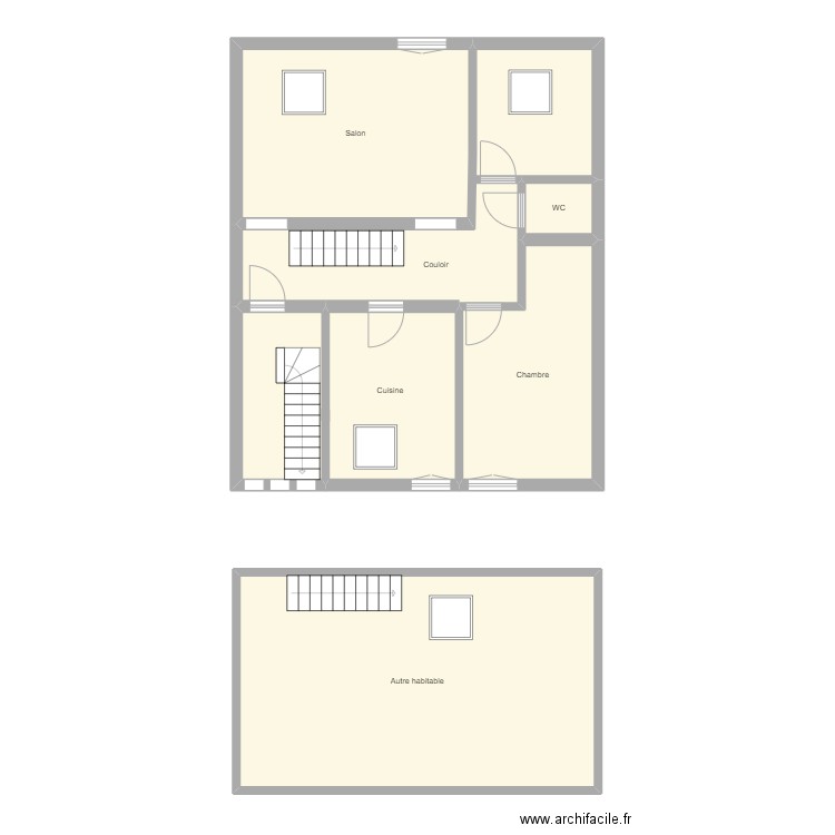 Croquis App 2 étage GEISS. Plan de 0 pièce et 0 m2