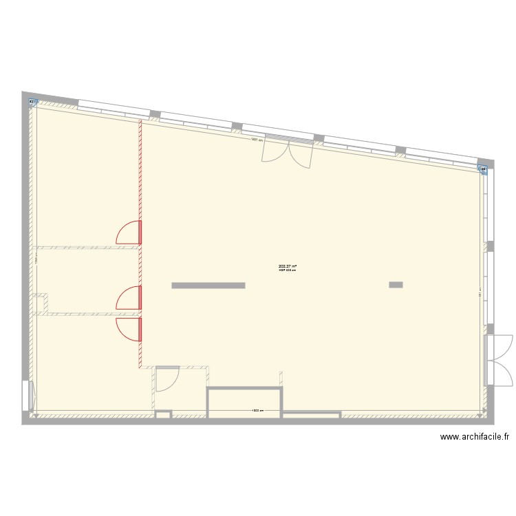 fin espace 1 etage. Plan de 0 pièce et 0 m2