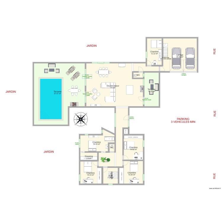LECLUSE. Plan de 0 pièce et 0 m2