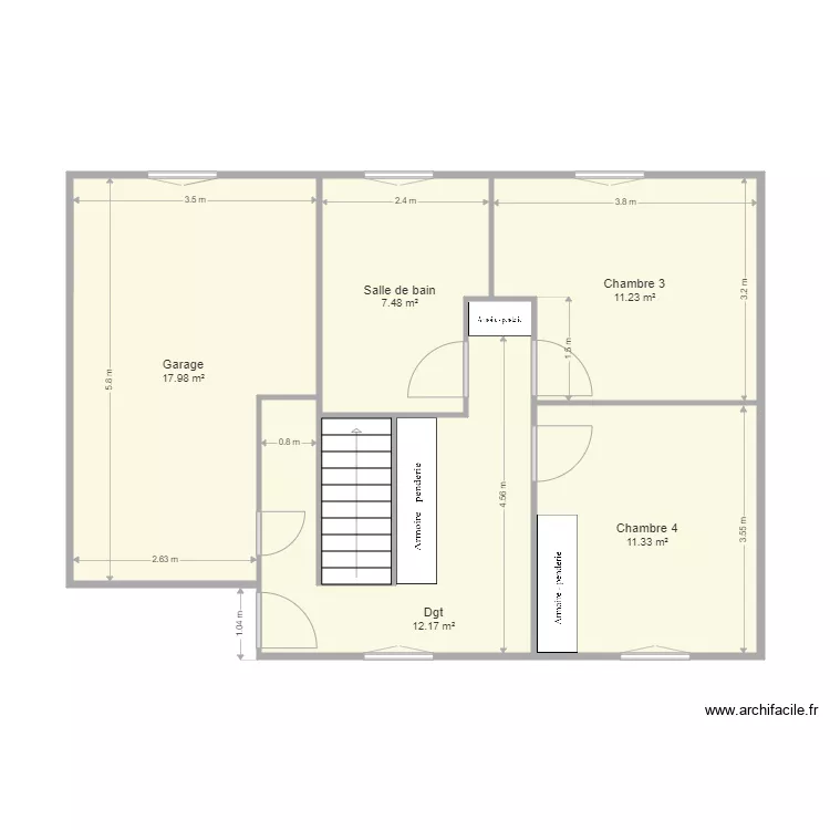 Plantin RDC1. Plan de 
