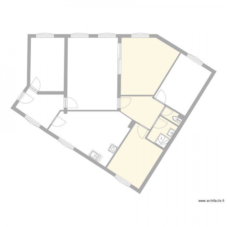 19 bld de Bercy 3ème étage. Plan de 0 pièce et 0 m2