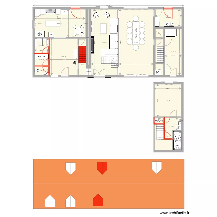 Puyrajaud 1. Plan de 