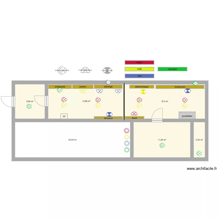 TOKYO ANGERS. Plan de 