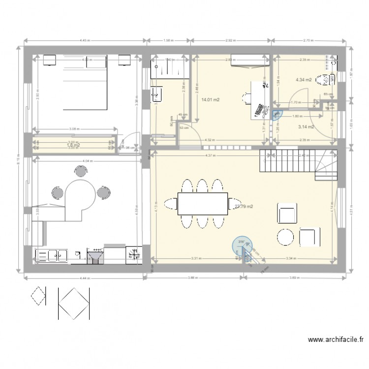 Hélène Patrick RDC. Plan de 0 pièce et 0 m2