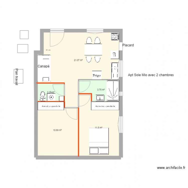AptSoleMioV4. Plan de 0 pièce et 0 m2
