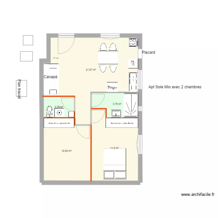 AptSoleMioV4. Plan de 