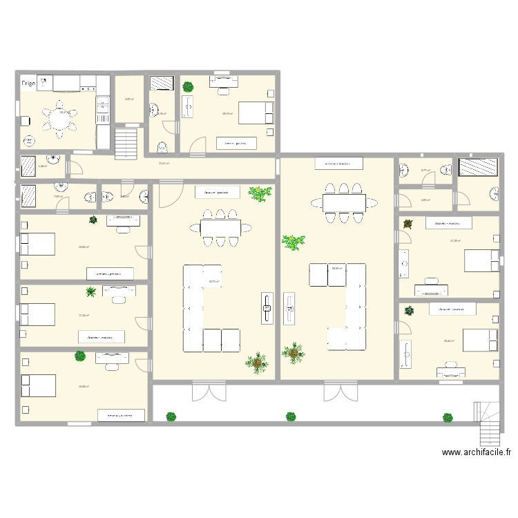 Maison bled. Plan de 0 pièce et 0 m2