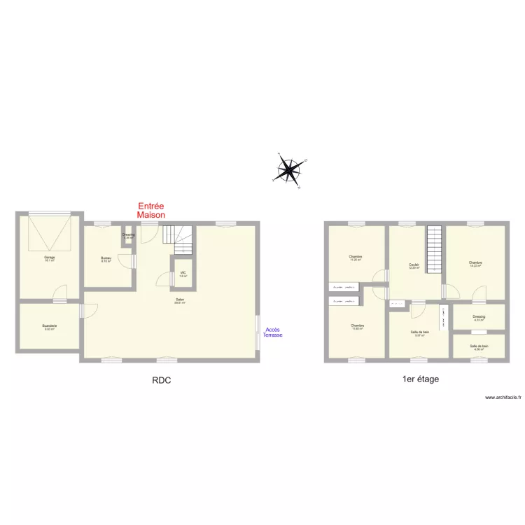 MUNIER Array et Han. Plan de 