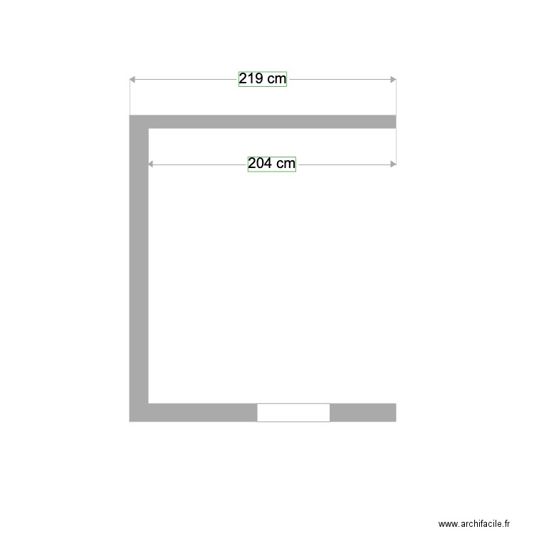 2B11. Plan de 0 pièce et 0 m2