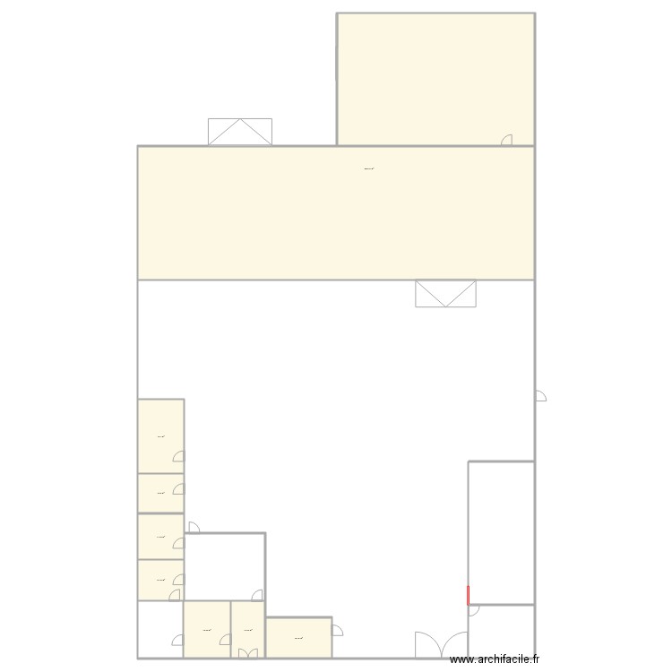 Nouveau locaux. Plan de 0 pièce et 0 m2