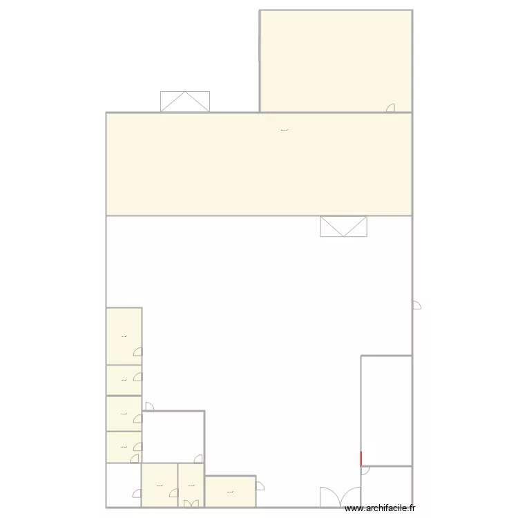 Nouveau locaux. Plan de 