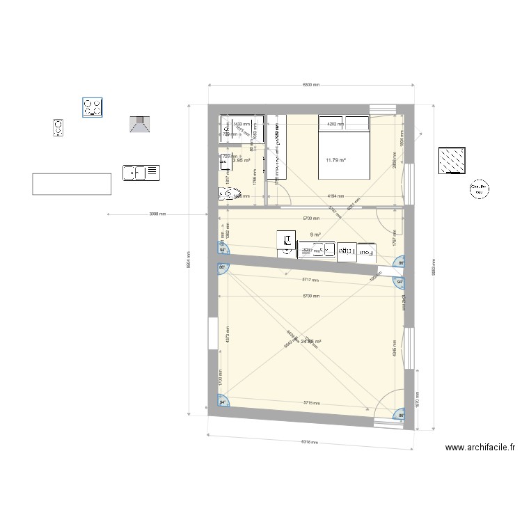 lot 5 bretteville1  03 mars V1. Plan de 0 pièce et 0 m2