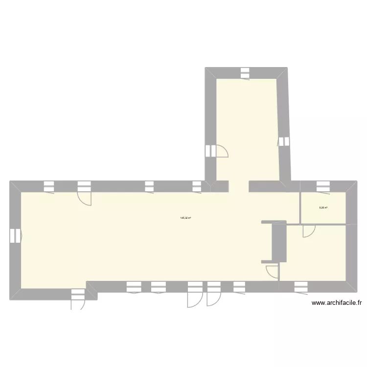 Maison agencement. Plan de 2 et 152 m² Maison agencement. Plan de 2 et 152 m²