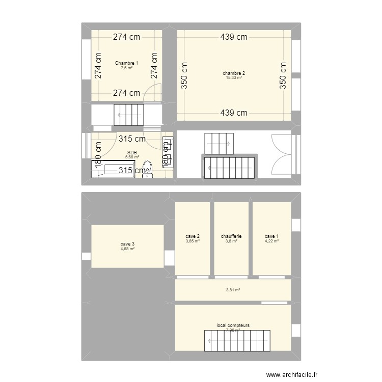 FREDERIC appart bxl. Plan de 13 pièces et 67 m2