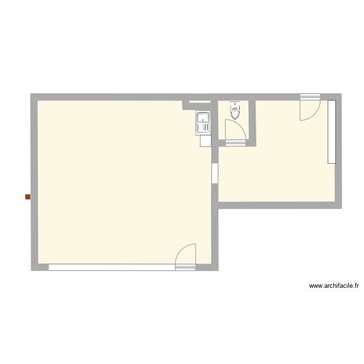 boutique. Plan de 0 pièce et 0 m2