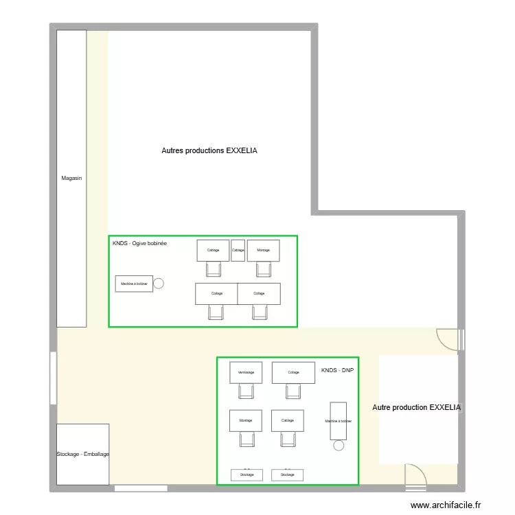 Atelier BAT2. Plan de 1 Pièce et 217 m²