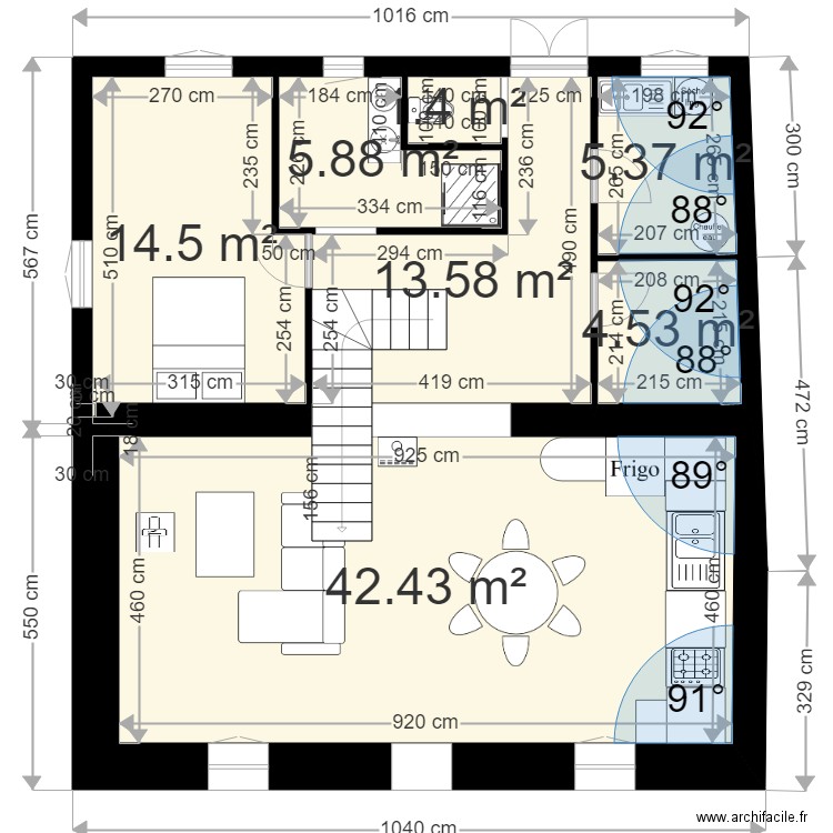 New Maison Lanveoc V3. Plan de 0 pièce et 0 m2
