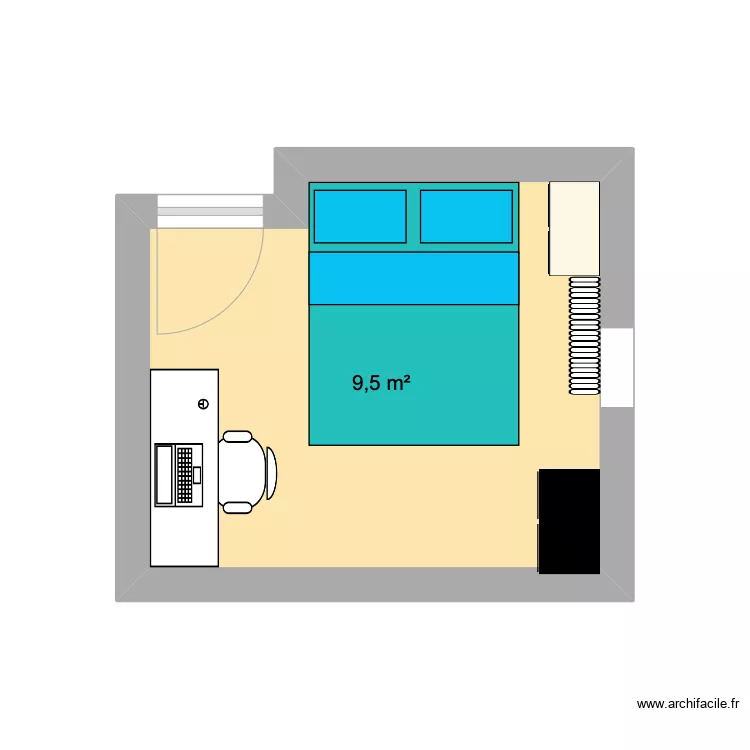 Chambre. Plan de Chambre. Plan de