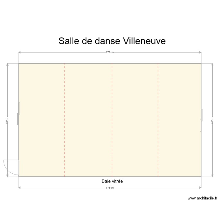 amadeus salle de danse Villeneuve. Plan de 0 pièce et 0 m2