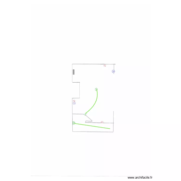 montendre &eacute;tage. Plan de 