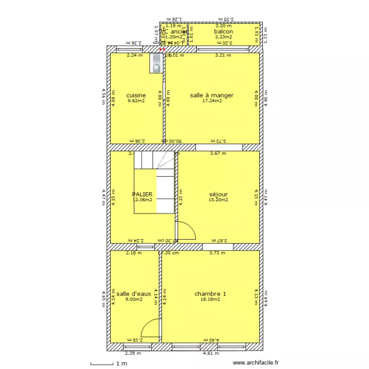 chazal.3°étage. Plan de chazal.3°étage. Plan de