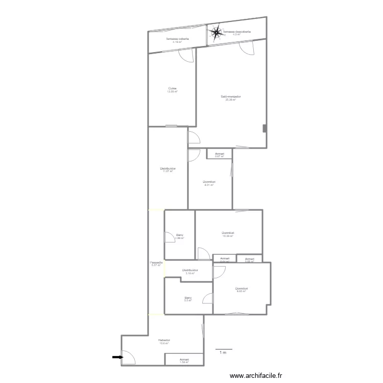 C PRAT DE LA CREU 91 5 3 ANDORRA des 2018. Plan de 