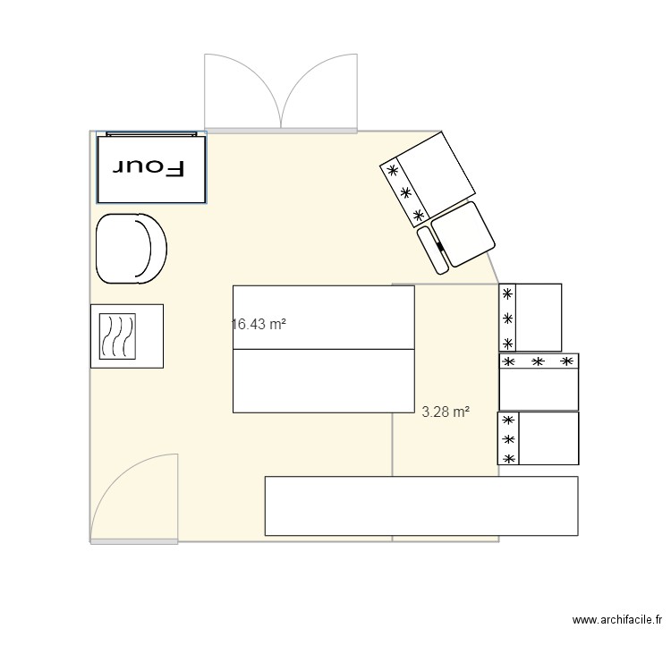 CUISINE 2. Plan de 0 pièce et 0 m2