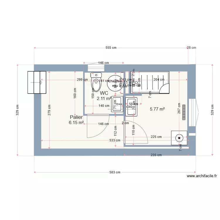 SdB Nad&egrave;ge BUGAREL V3. Plan de 