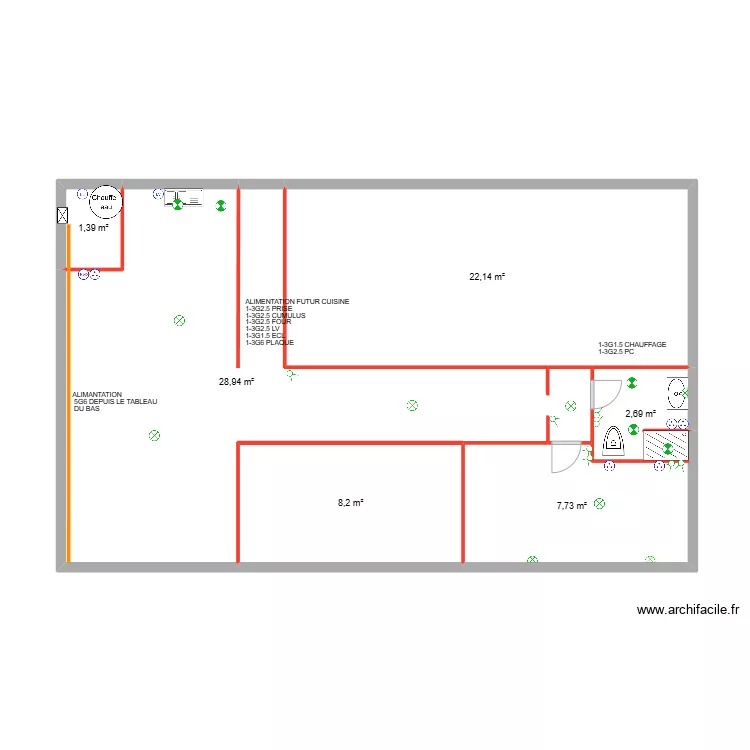 DOMINIQUE CLAVEAU. Plan de 