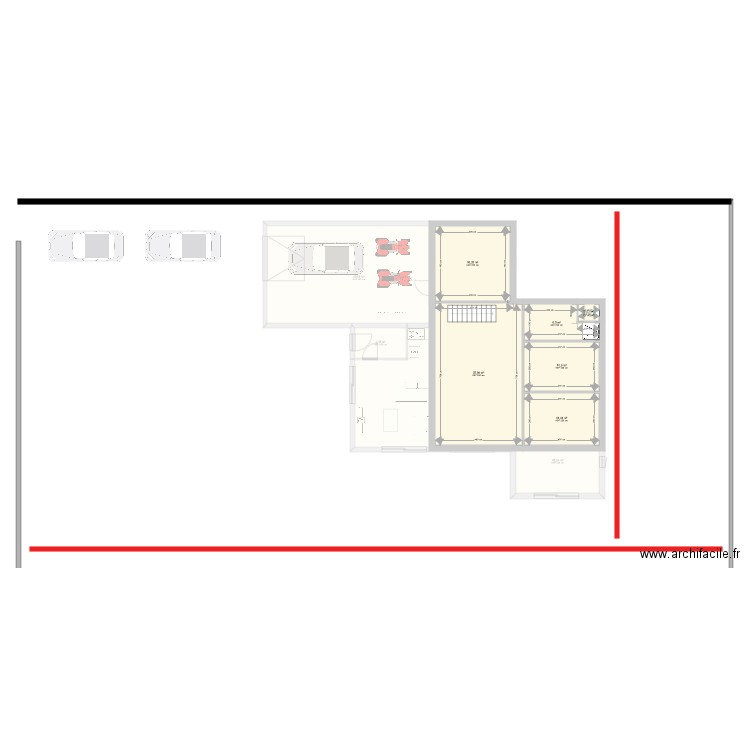 MaisonCarmen2. Plan de 15 pièces et 245 m2