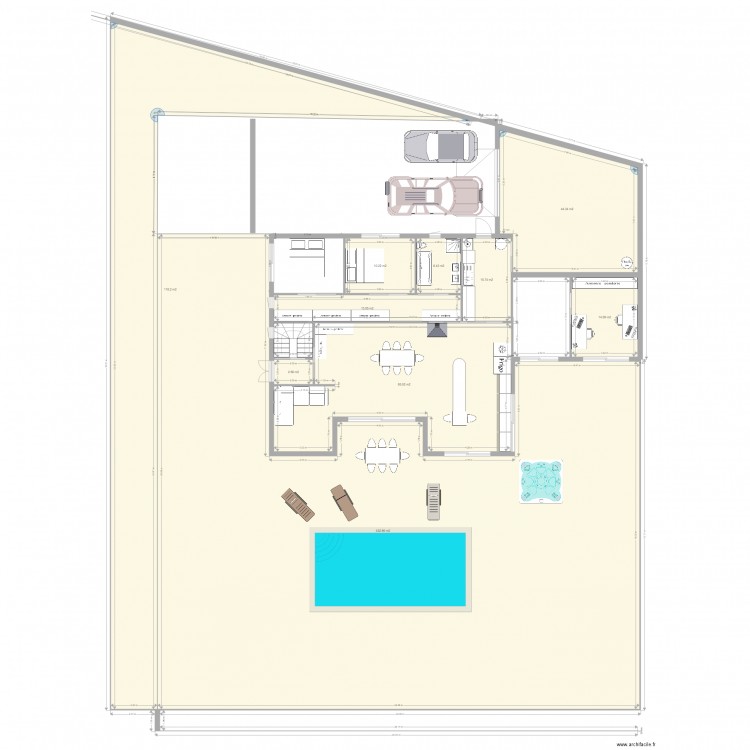 titre. Plan de 0 pièce et 0 m2