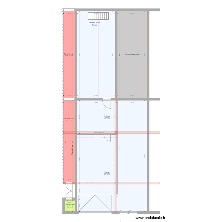 JACTAL SOUS SOL ELEMENT LOGIC. Plan de 0 pièce et 0 m2