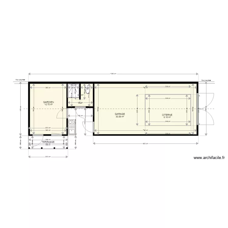 Gardien Mada. Plan de 