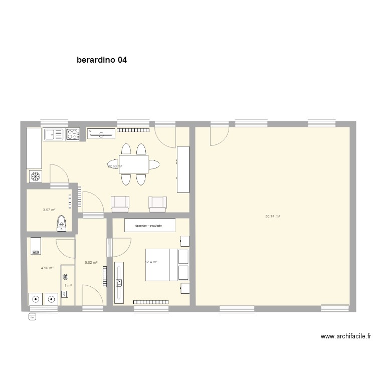 beradino  04. Plan de 0 pièce et 0 m2