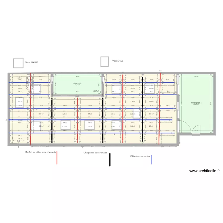 BONNAC 2 PLAN BUREAU ECOLE. Plan de 