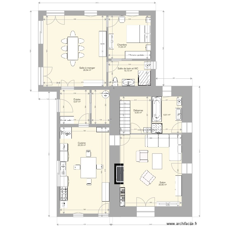 P Sylvie 3. Plan de 0 pièce et 0 m2